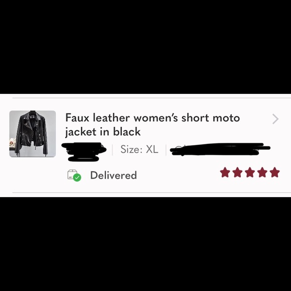 ☘️SALE☘️Vegan leather women’s short moto jacket - Picture 12 of 12